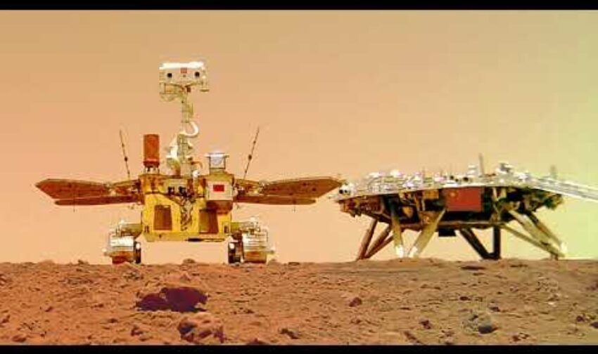 Κίνα: Η χώρα αφήνει το αποτύπωμά της στον Άρη – To ρομπότ Zhurong έβγαλε και «selfie» στον κόκκινο πλανήτη